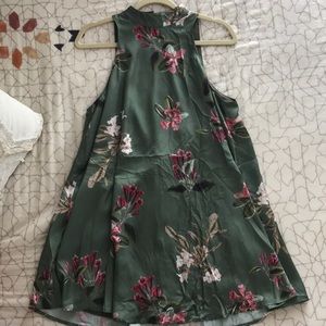 High Neck Mumu Dress